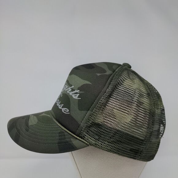 D'lights Posse Snapback Rope Trucker Hat Camo OSFA Mesh Back Cobra - Picture 3 of 8